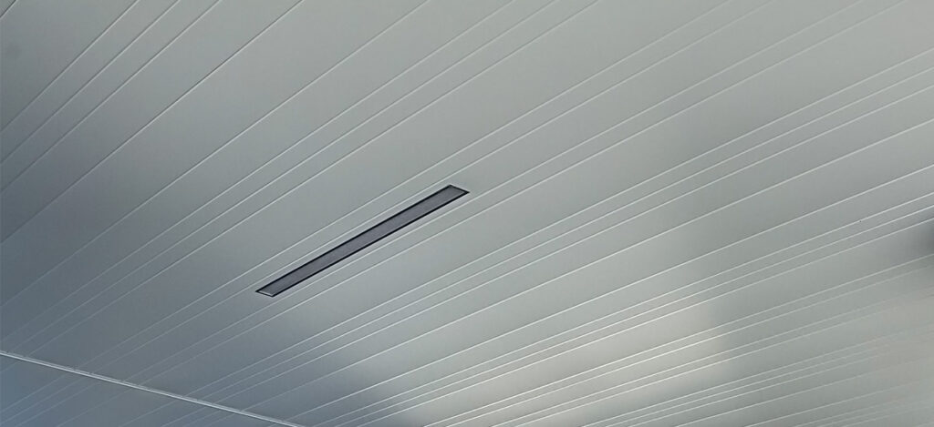 Diagonal Metal Ceiling Linear 75 150 225C Exterior Cladding Ceilings Sun Louvres Raised Flooring Manufacturer Supplier Indore Madhya Pradesh India