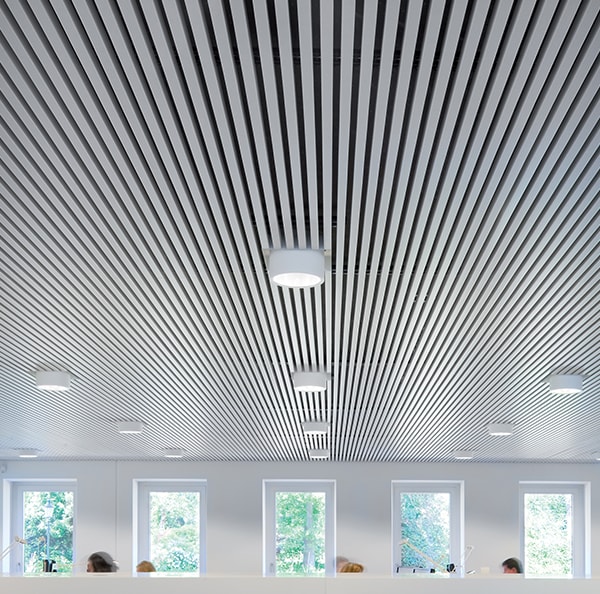 Diagonal Metal Ceiling Exterior Cladding Ceilings Sun Louvres Raised Flooring Manufacturer Supplier Indore Madhya Pradesh India