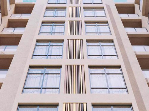 Diagonal Metal Ceiling Open Cell Ceiling U Shape Cladding with Multiple size and Gap Exterior Cladding Ceilings Sun Louvres Raised Flooring Manufacturer Supplier Indore Madhya Pradesh India